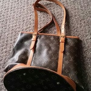 Louis vuitton bucket GM large handbag tote